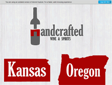 Tablet Screenshot of handcraftedwines.net